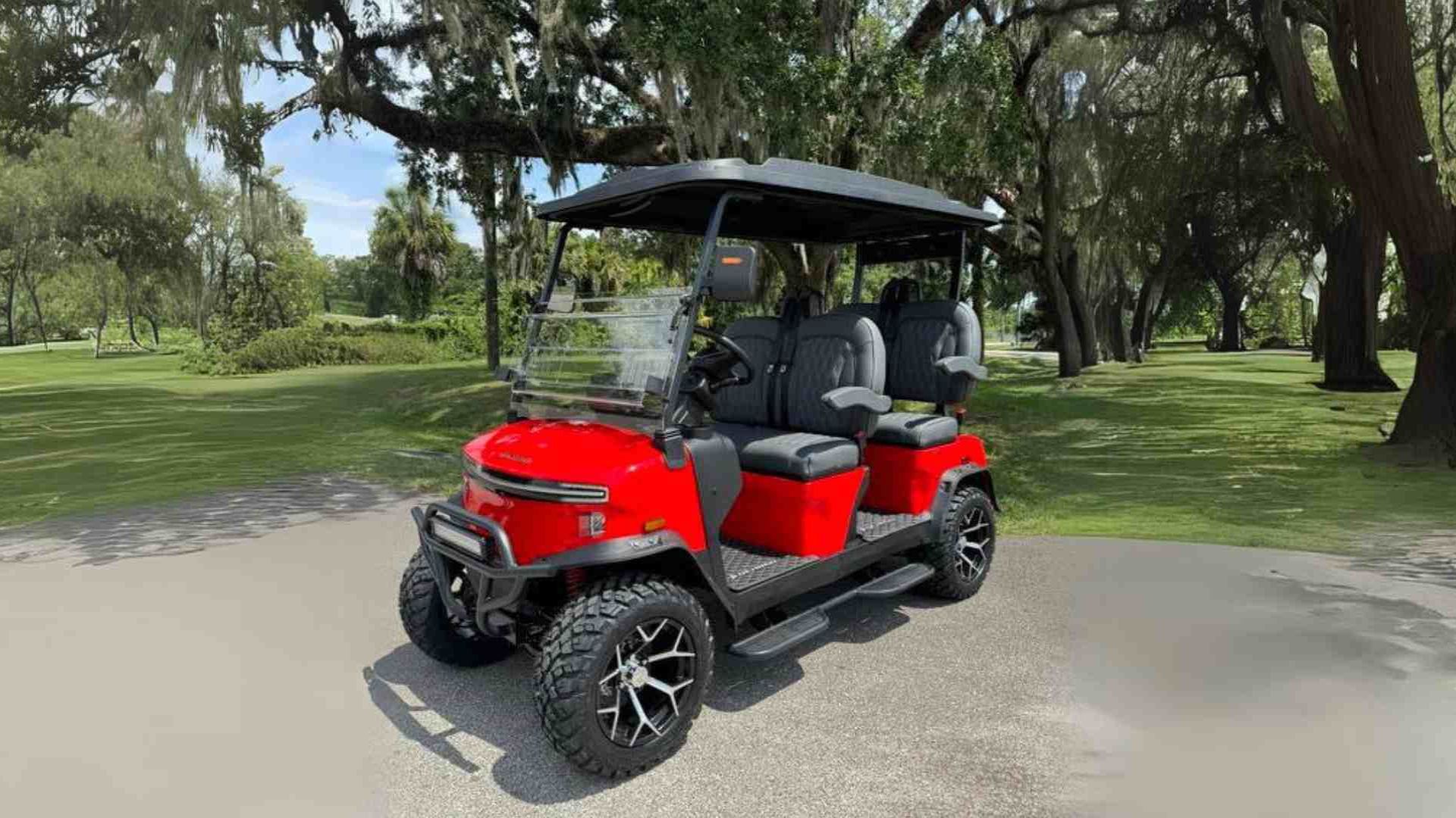 how fast does a denago golf cart go