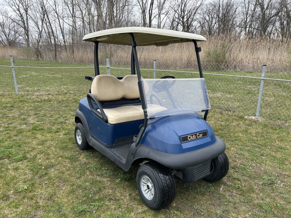 how to charge a club car golf cart banner