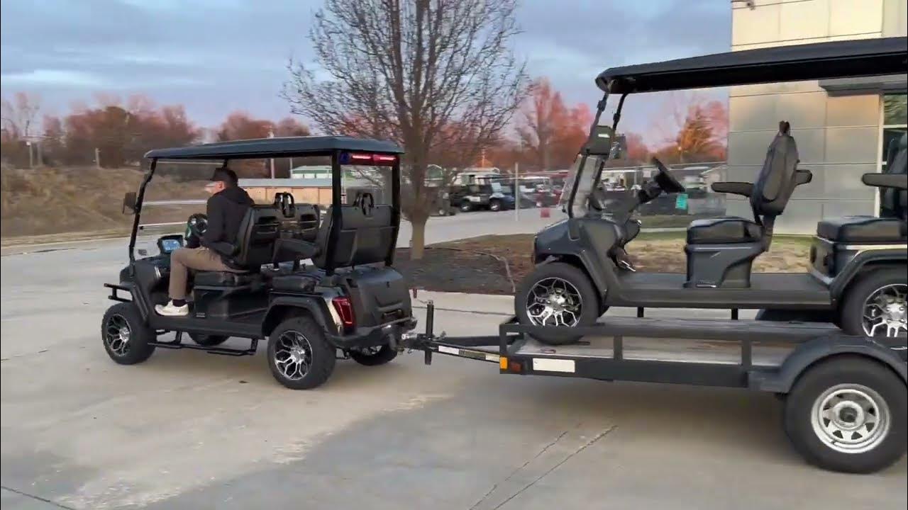 how to tow an evolution golf cart