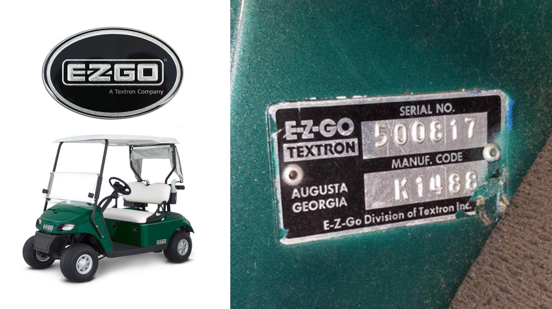 how to tell what year my ezgo golf cart is