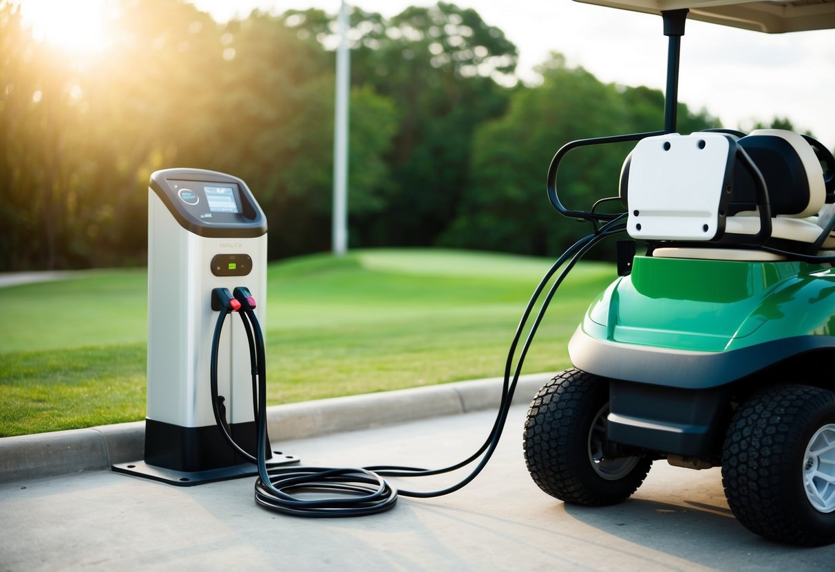 how to charge a yamaha golf cart