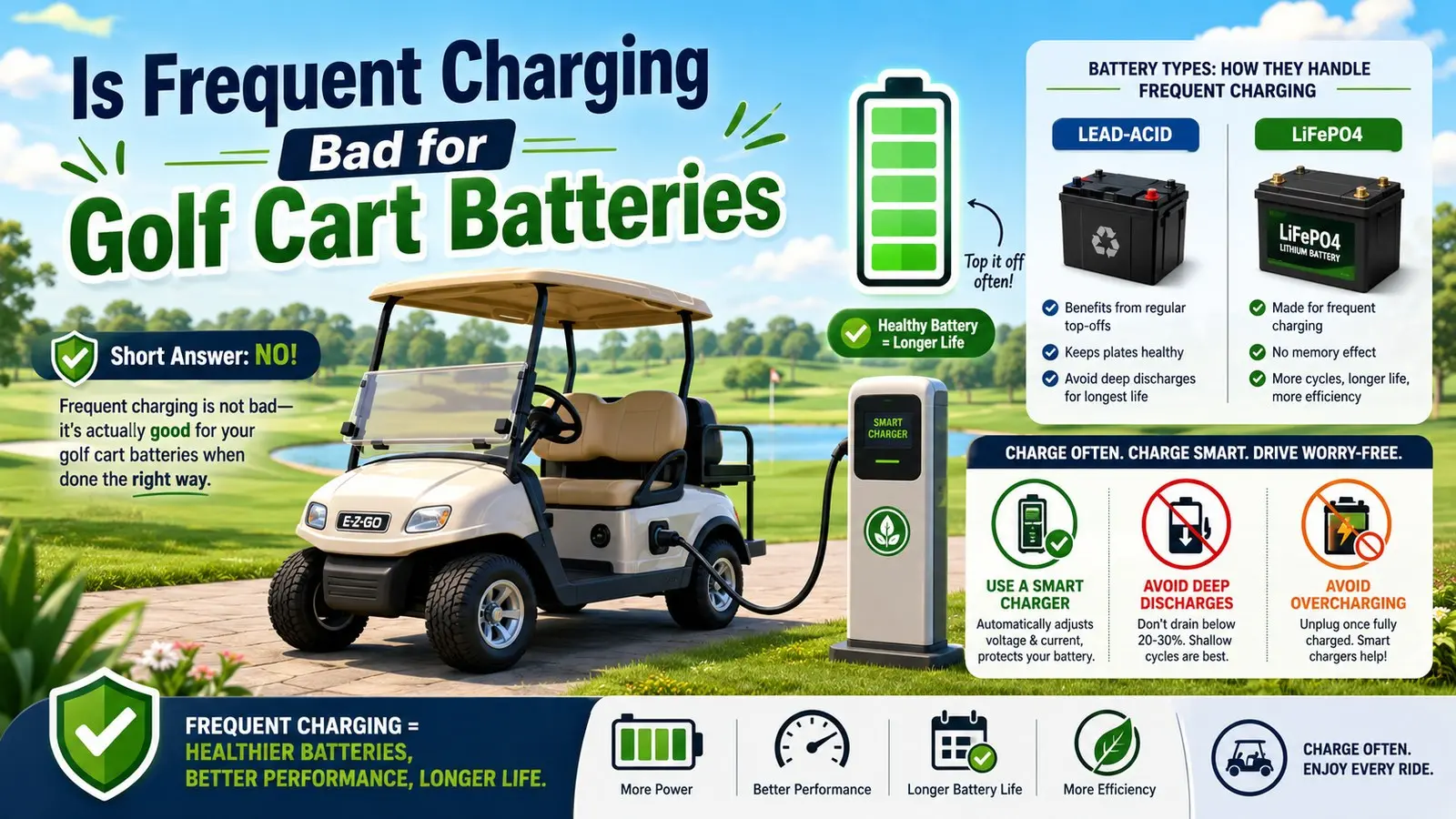 is-frequent-charging-bad-for-golf-cart-batteries